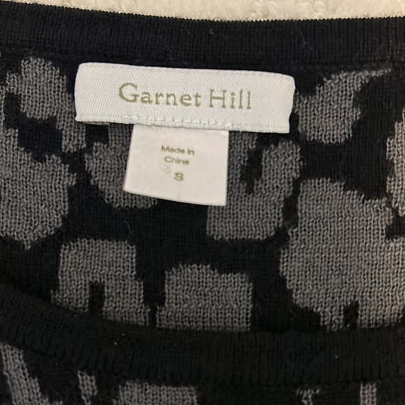 Garnet Hill Wool Leopard Print Sweater Dress - Picture 5 of 6